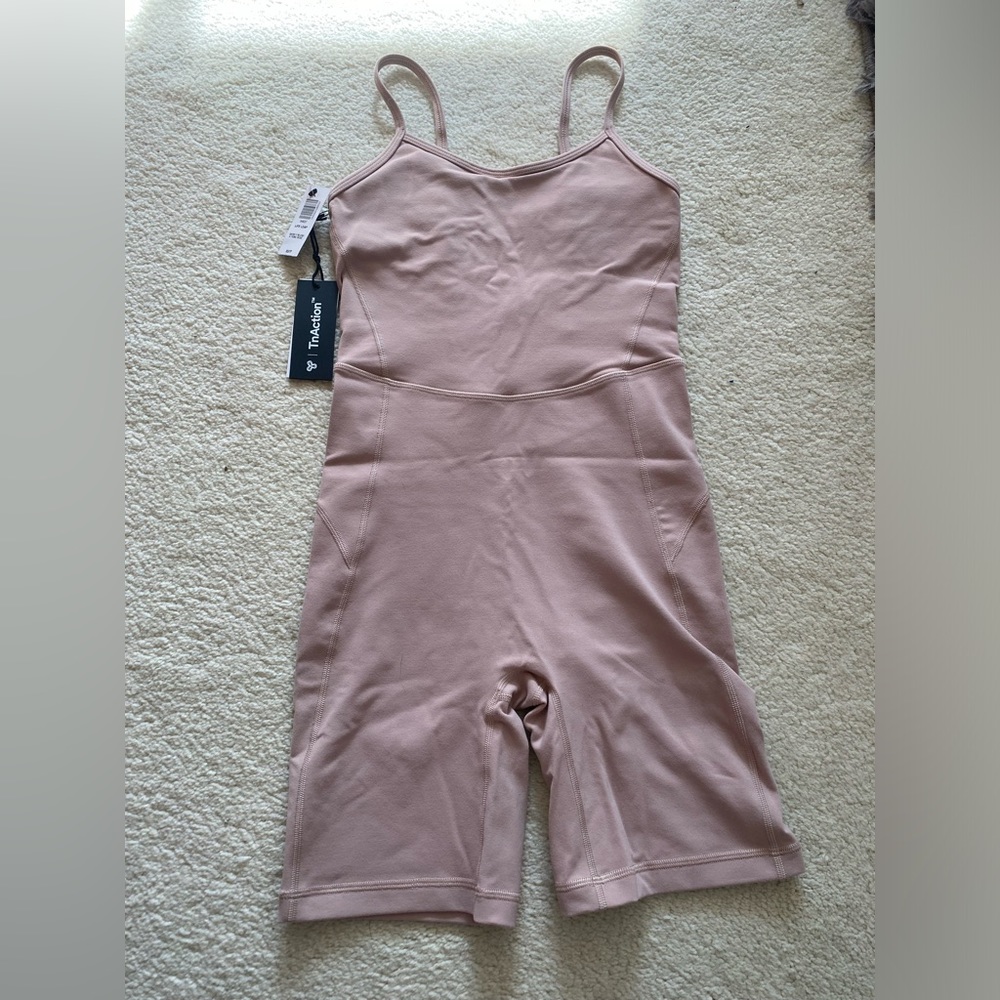 Aritzia TNA Life Romper in Barely Blush - NEW W/ TAGS